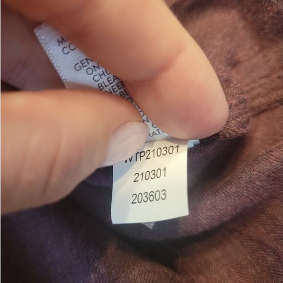 J. Jill Floral Embroidered Beaded Boho Blouse Long Sleeve M EUC - Picture 8 of 9